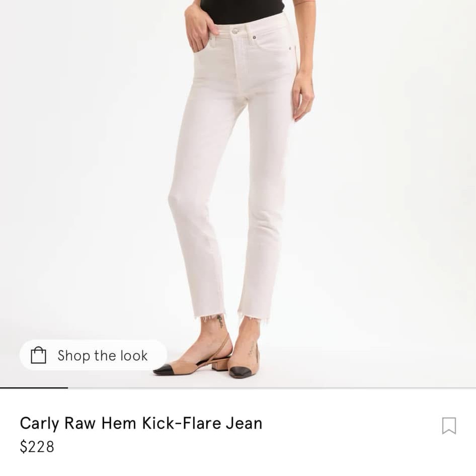 Veronica Beard Carly Kick Flare White Jeans Size 28 (Fit Like 27)